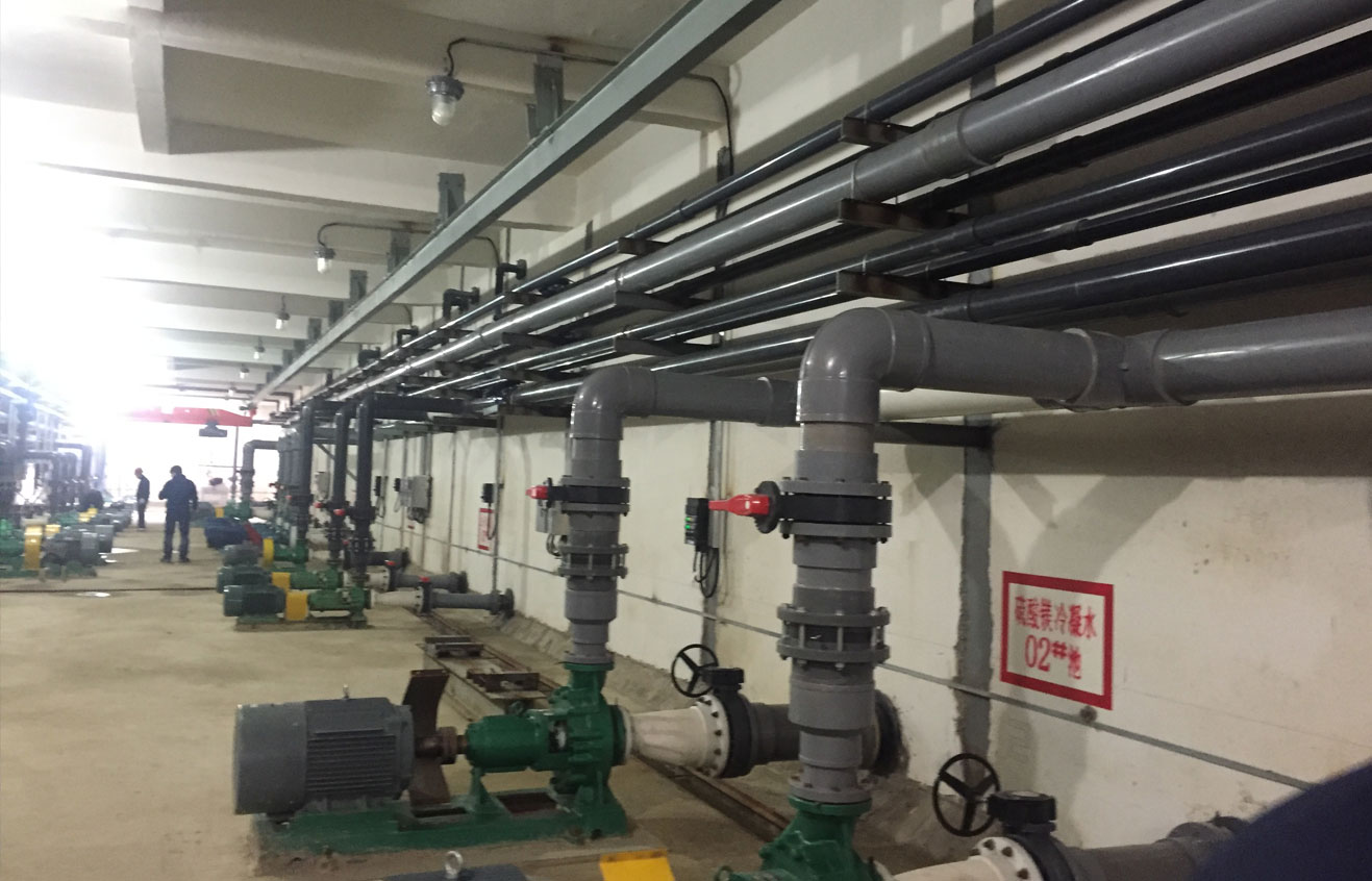 北方稀土冶煉萃取車間E斷生產恢復項目  CPVC工業(yè)管閥門